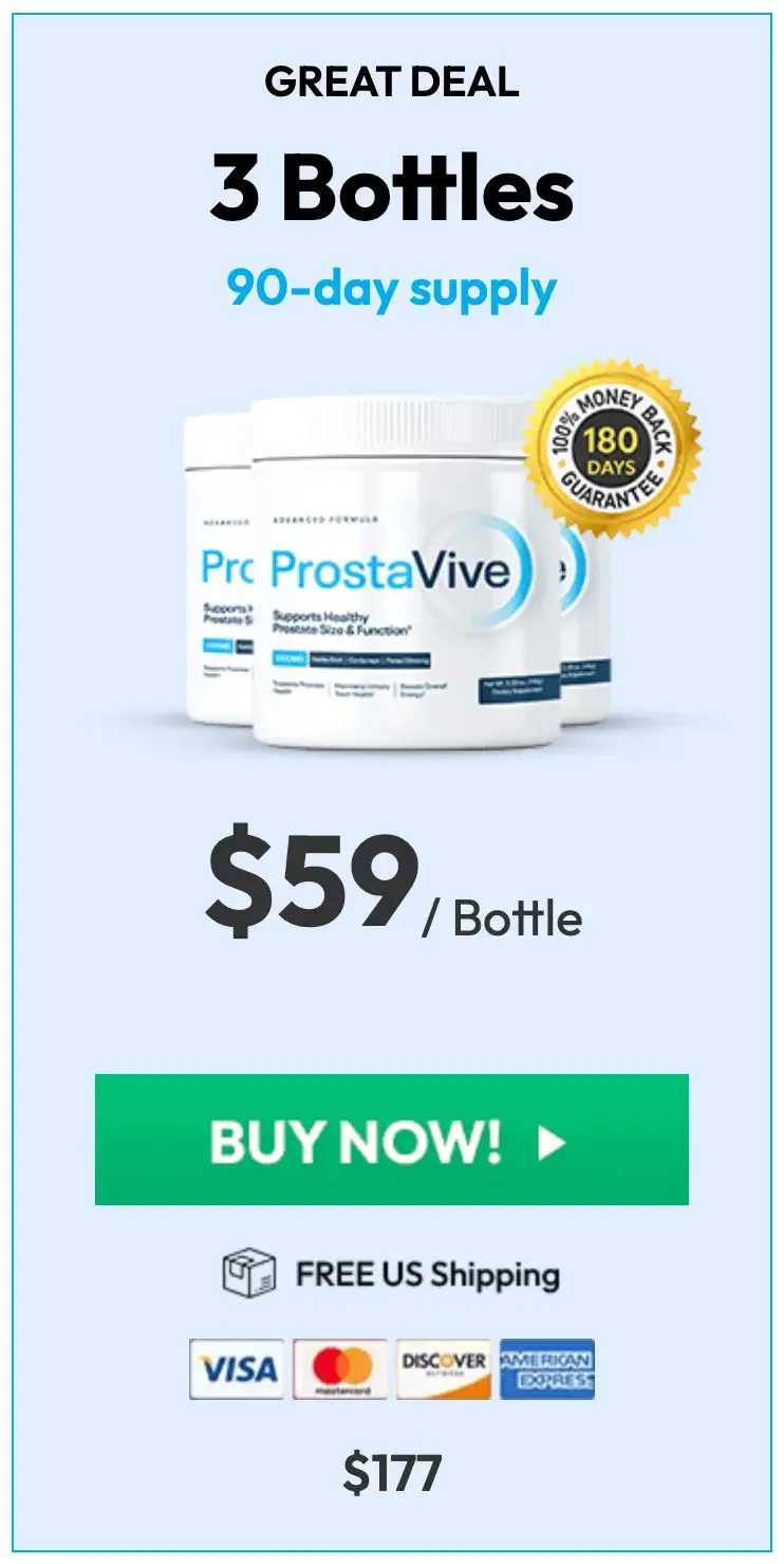 ProstaVive Buy 3 Bottles