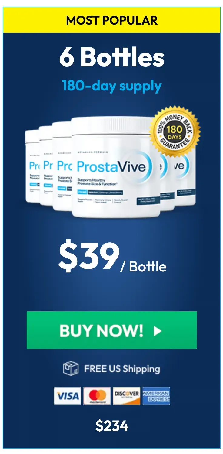ProstaVive Buy 6 Bottles